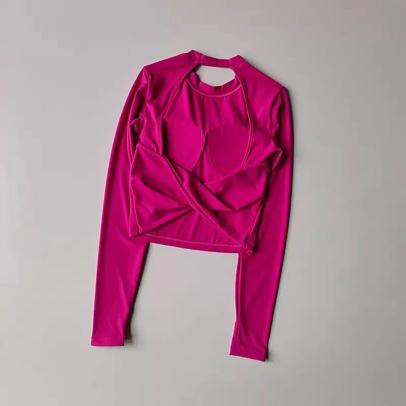 Haut de Yoga Manches Longues Sculptant