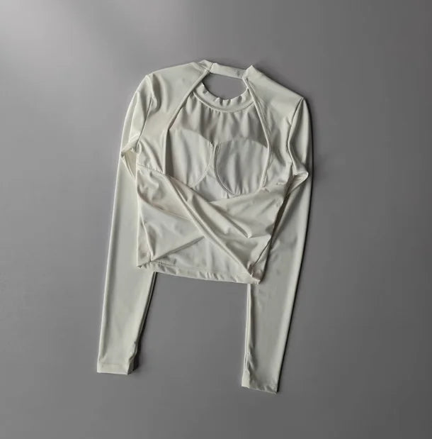 Haut de Yoga Manches Longues Sculptant