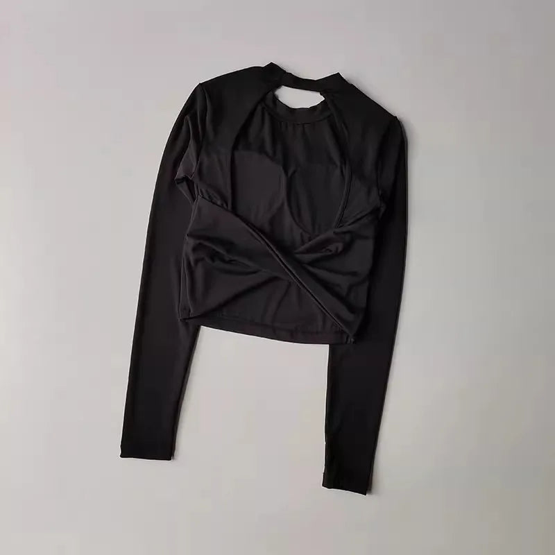 Haut de Yoga Manches Longues Sculptant