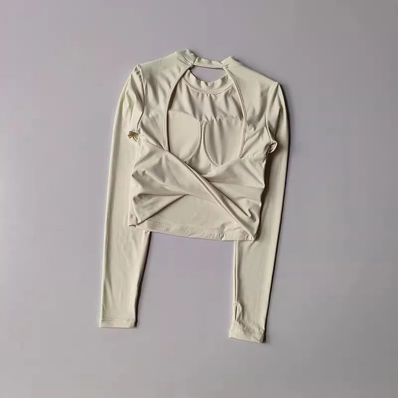 Haut de Yoga Manches Longues Sculptant