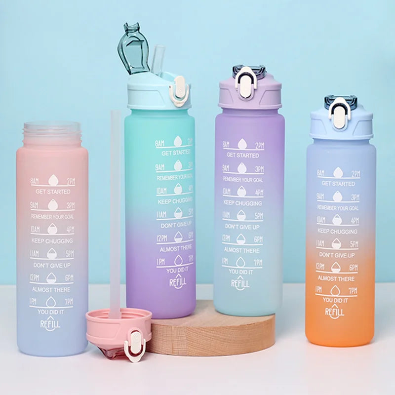 Gourde Sport 900ml avec Paille – Hydratation Facile au Quotidien