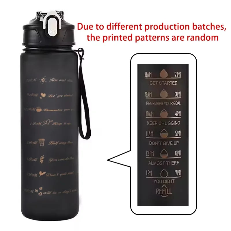 Gourde Sport 900ml avec Paille – Hydratation Facile au Quotidien