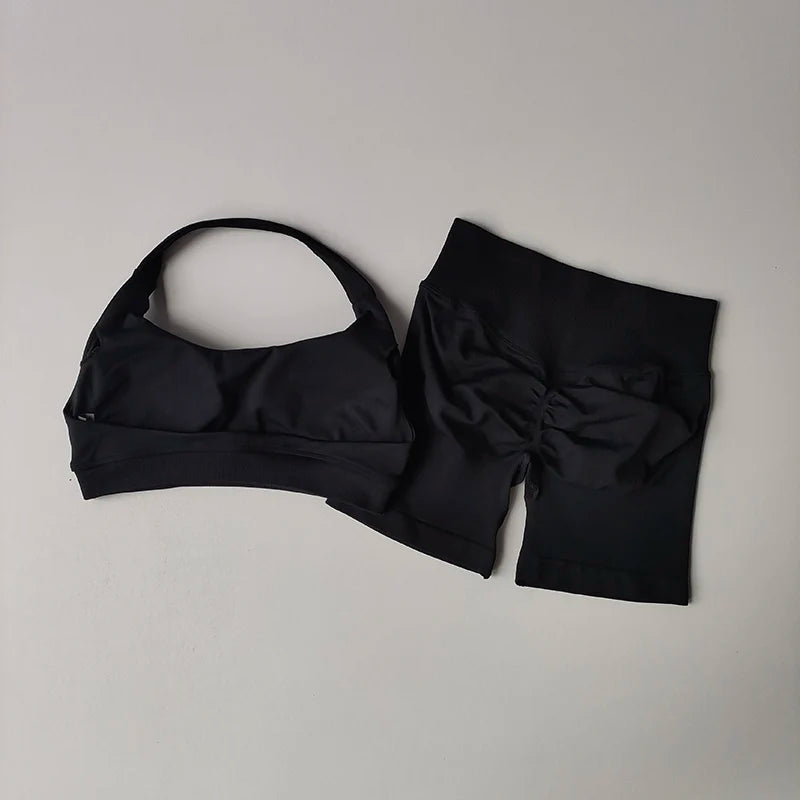 Ensemble Yoga Sculpt – Brassière & Short