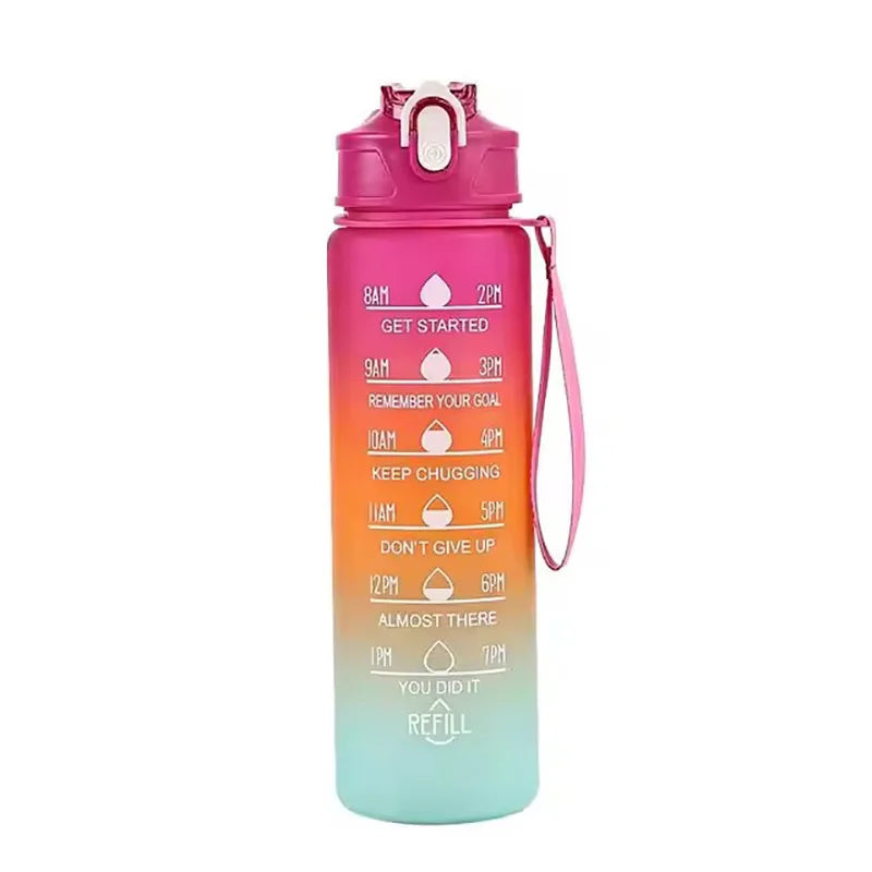 Gourde Sport 900ml avec Paille – Hydratation Facile au Quotidien